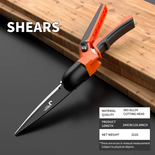 Garden Pruner with 360° Rotating Feature | SK5 Steel Blade | Ergonomic Handle | Precise Cut
