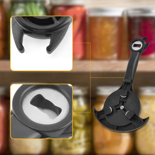 Effortless and Pain-Free Bottle and Can Opener for Every Use
