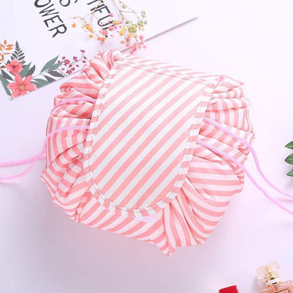 Compact Drawstring Makeup Organizer for Effortless Access