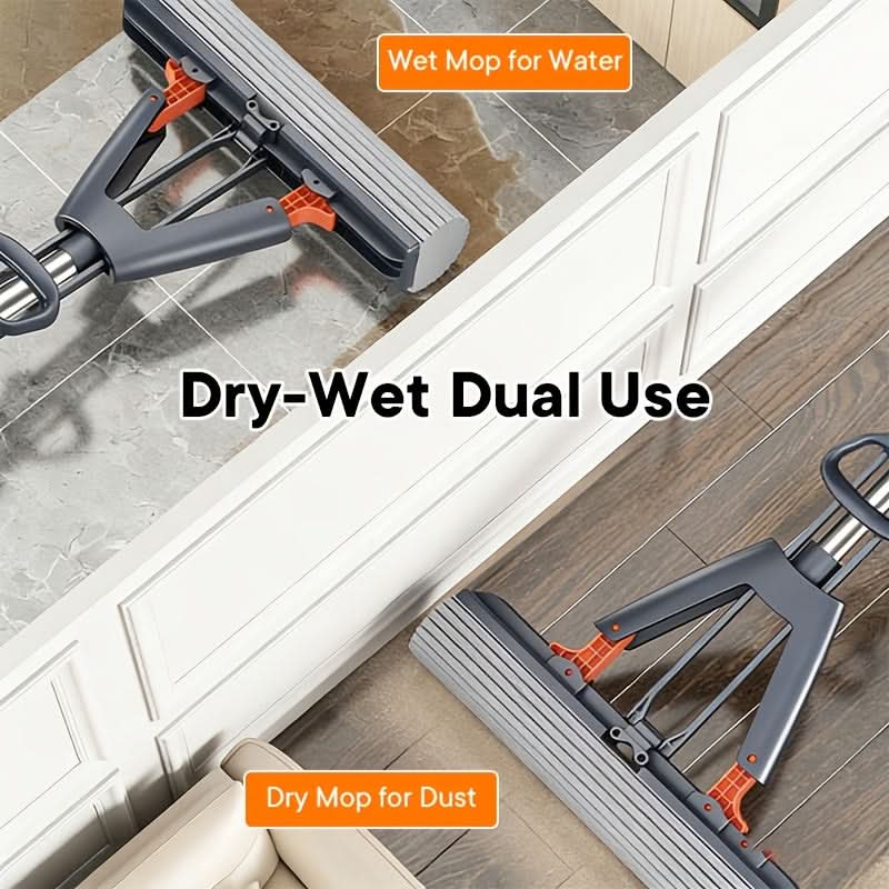 High-absorbency Sponge Mop for Quick and Easy Floor Cleaning