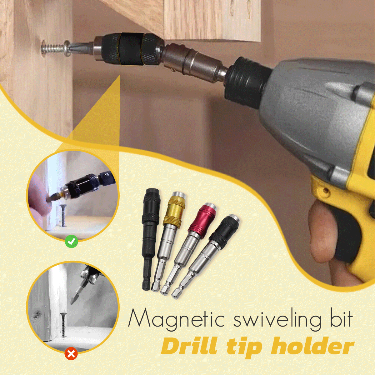 Ultimate Magnetic Rotating Drill Bit Holder