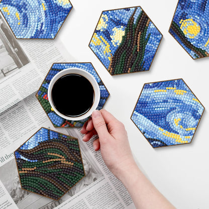 Creative Coasters to Beautify Your Home - Honeycomb Design