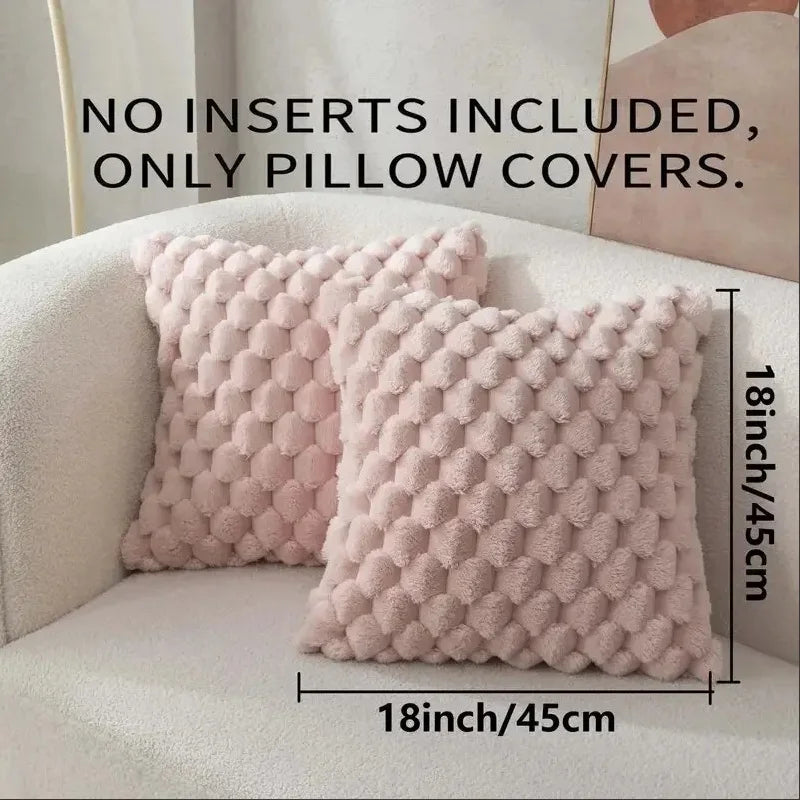 Decorative Pillowcase with 3D Turtle Design | Soft and Stylish | Cream White 45x45 cm