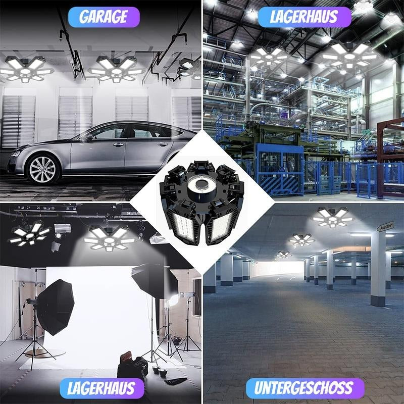 Adjustable LED Ceiling Light | 6500K Bright White & E27 Socket