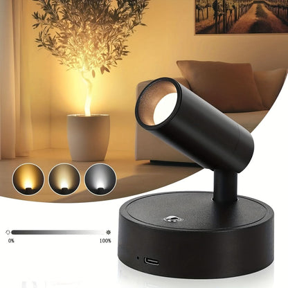 Rechargeable LED Spotlight for Enhanced Illumination