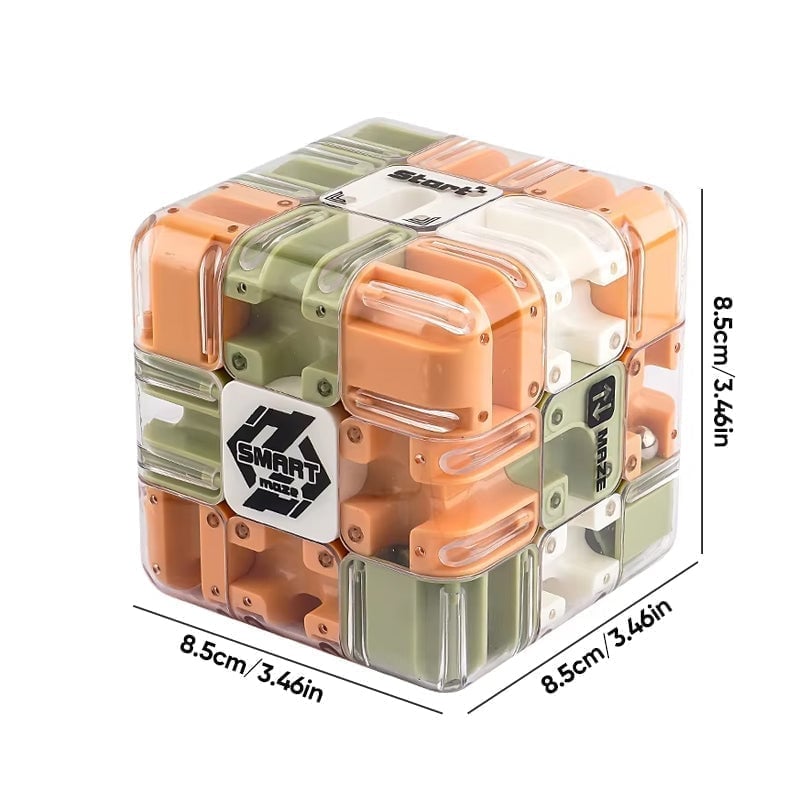 Interactive 3D Maze Challenge Cube for Kids