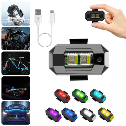 LED Strobe Lights for Airplanes in 7 Colours with USB Charger