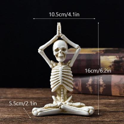 Halloween Figurine – Vintage White or Black Resin Decoration