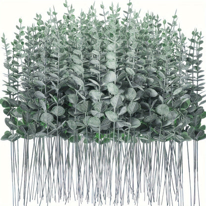 Artificial Eucalyptus Arrangement – Decorative Centerpiece for Get Well or Hanukkah