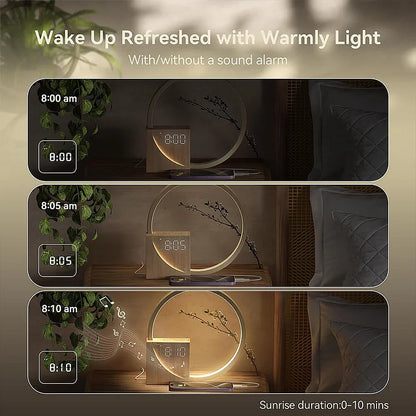 Bedside Lamp with Alarm Clock Function
