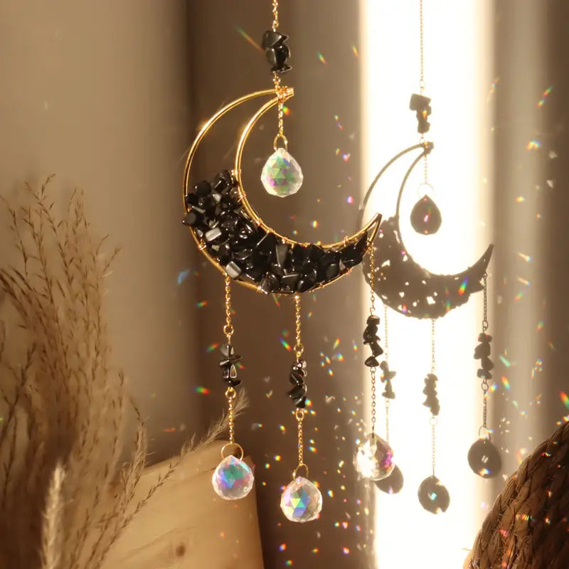 Prism Moon Dreamcatcher for a Mystical Atmosphere