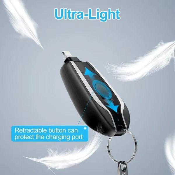 PowerPod - Portable Keychain Charger for Every Adventure
