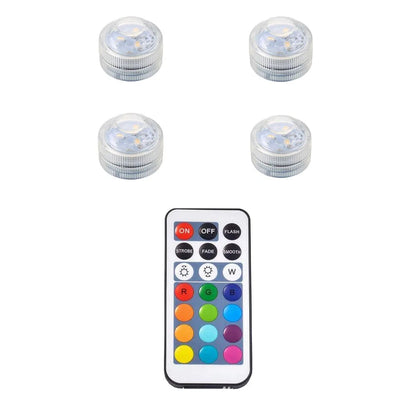 Mini Waterproof LED Underwater Lights | Remote Control | RGB Color Change