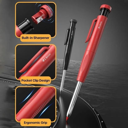 Precision Deep Marker Set with Refill Cartridges | Perfect for Crafts & Assembly