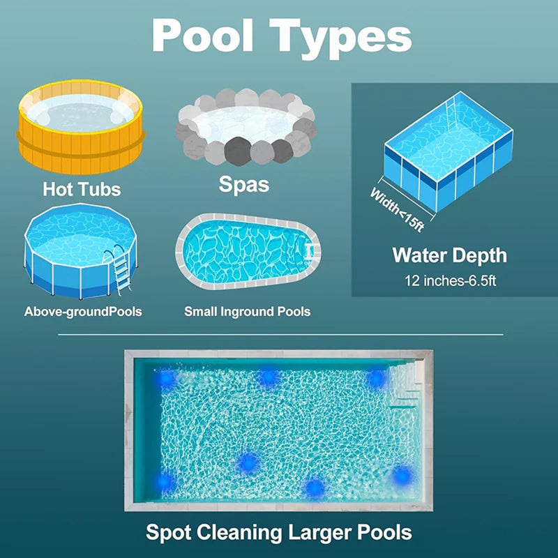 Cordless Pool Vacuum Cleaner for UK Swimming Pools