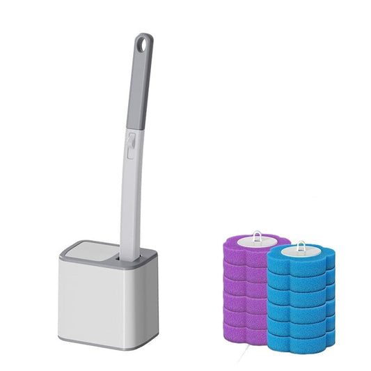 Single-Use Toilet Brush Set for Effortless Cleaning