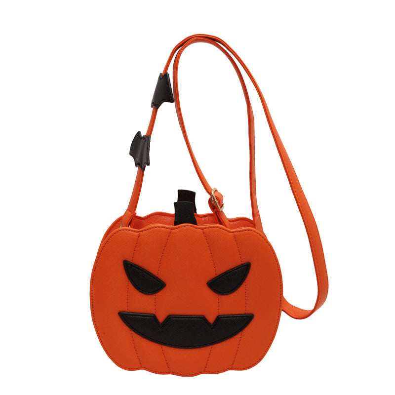 Minimalistic Halloween Shoulder Bag – Solid Color Messenger Tote