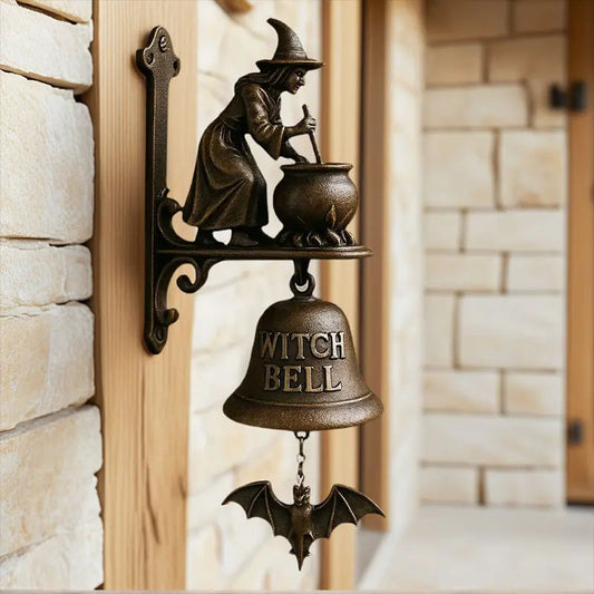 Weatherproof Decorative Doorbell Luna – Antique Witch Design for Indoors and Outdoors