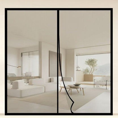 Magnetic Mesh Door Curtain for Insect Protection – Hands-Free Access