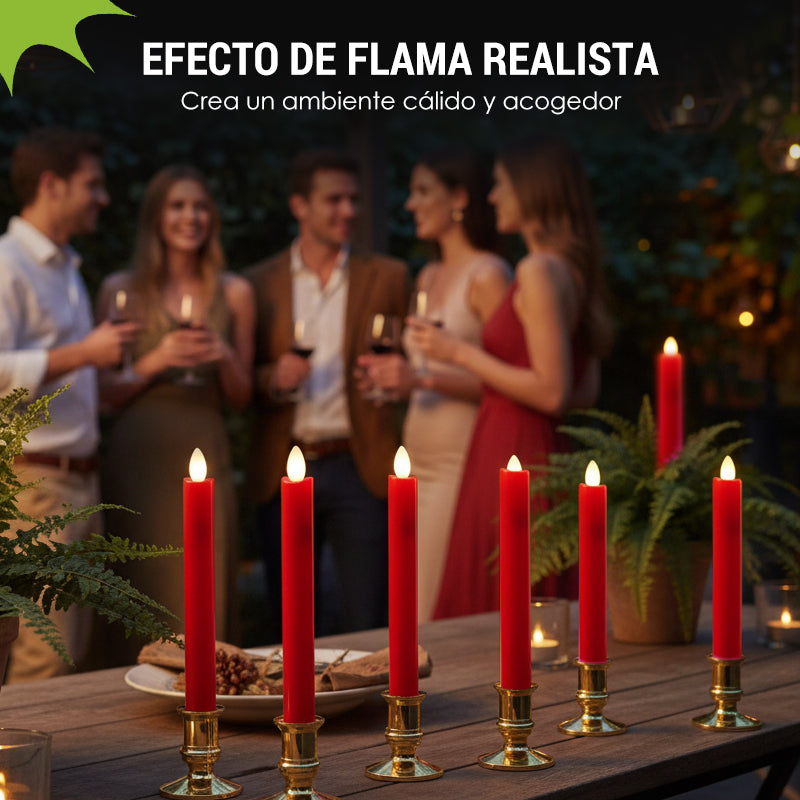 Remote-Controlled Safe Realistic Candlelight Atmosphere