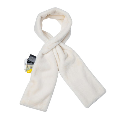 Chic Faux Fur Infinity Scarf with Hidden Zip Pocket