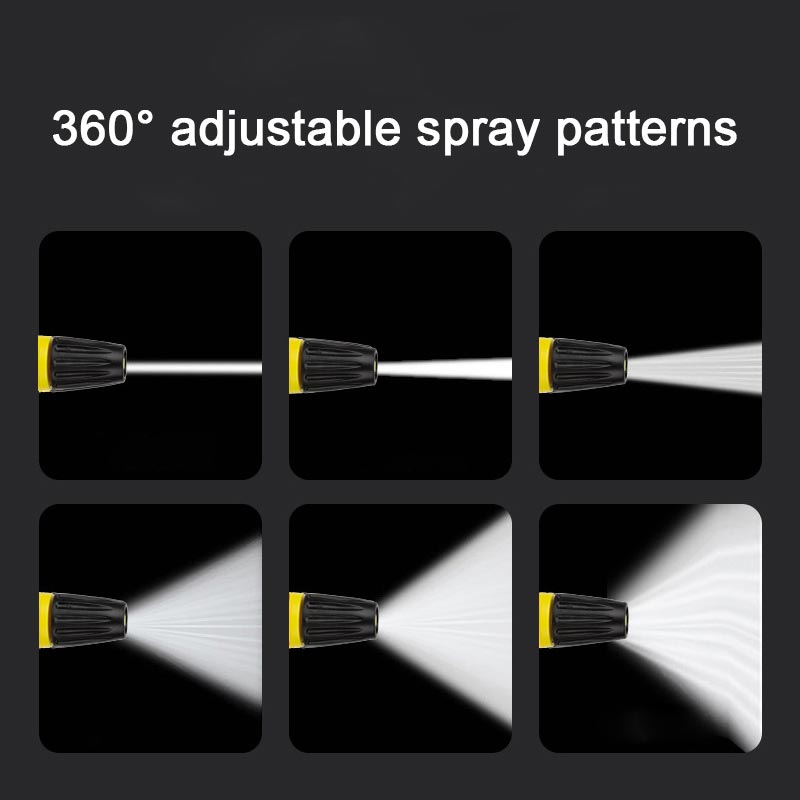 Adjustable Spray Nozzle for Versatile Outdoor Cleaning