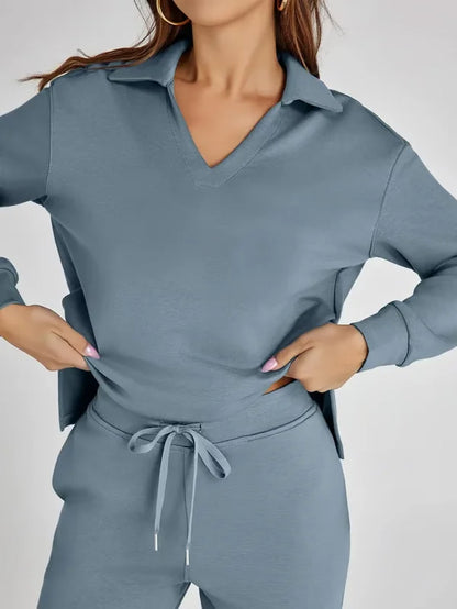 Cozy Hoodie Set in Violet | Stylish and Comfortable Lounge Wear