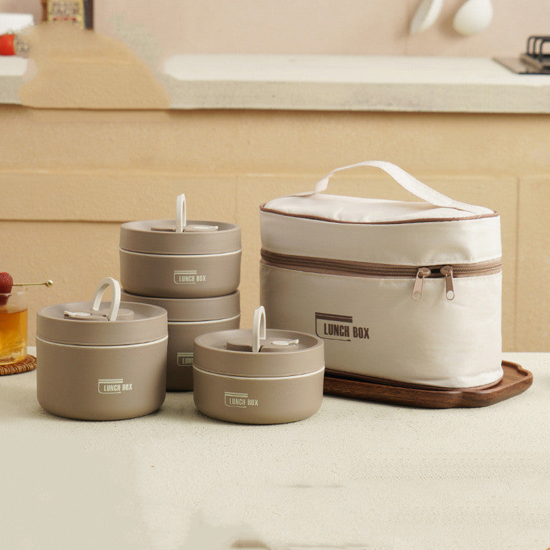 Thermal Insulated Stainless Steel Lunch Box Set for Everyday Use