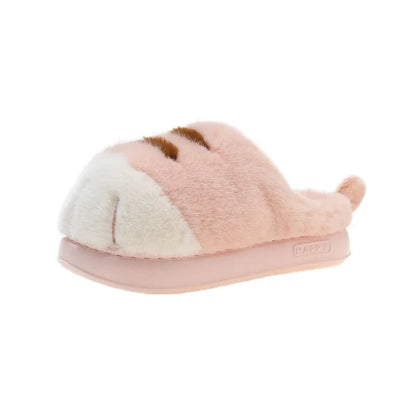 Women's Cat Paw Slippers | Soft & Cozy | Comfortable, Non-Slip | Fun Cat House Shoes for Home and Garden