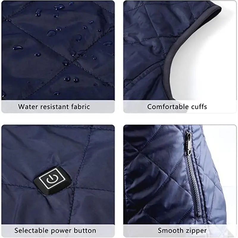 Women's Heated Vest with Infrared Technology | USB Heating | Lightweight & Temperature Regulating | Ideal for Fall and Winter