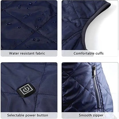 Women's Heated Vest with Infrared Technology | USB Heating | Lightweight & Temperature Regulating | Ideal for Fall and Winter