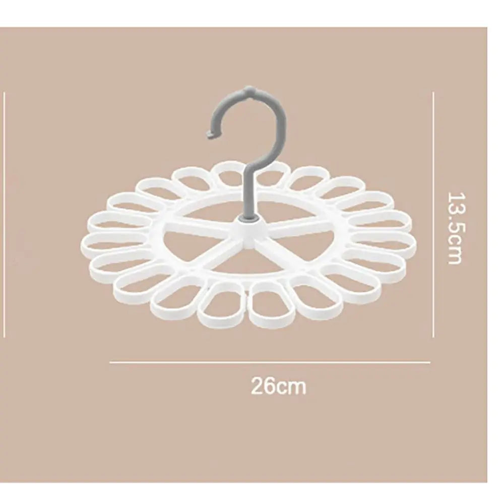 Space-Saving 20-Clip Drying Rack for Socks & Bras – Versatile Hanger