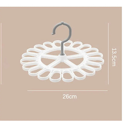 Space-Saving 20-Clip Drying Rack for Socks & Bras – Versatile Hanger