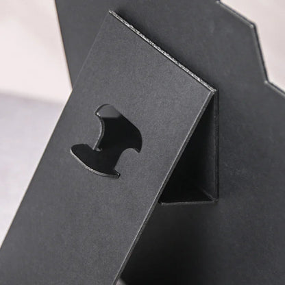 Fabric Jewelry Display Stand - Elegant Bust for Necklaces and Earrings - Black