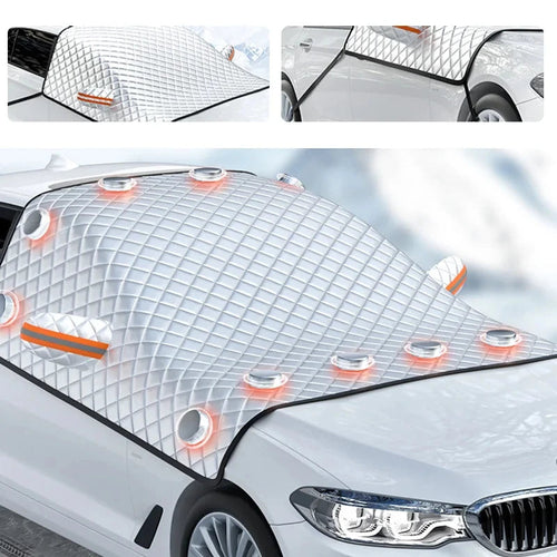 Magnetic Windshield Cover for Cars - Frost Protection and UV Shield