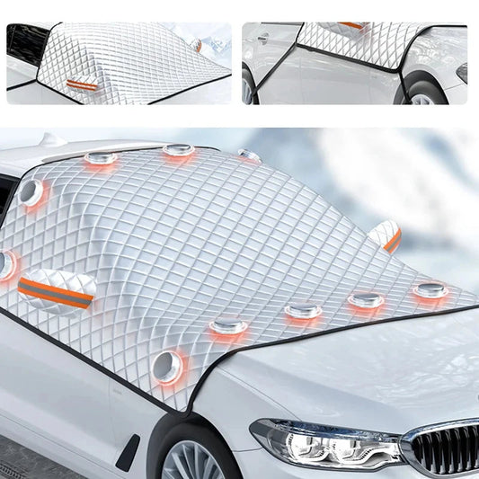 Magnetic Windshield Cover for Cars - Frost Protection and UV Shield