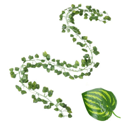 Artificial Ivy Vine | 2 m Hanging Garland | Silk Leaves for Home and Wall Decor