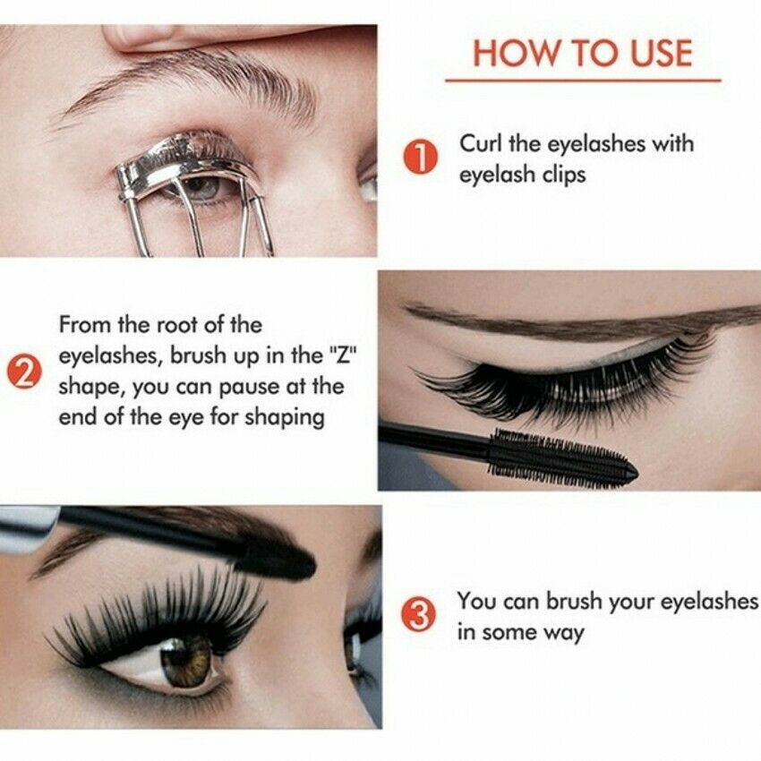 Waterproof Silk Fiber Mascara for Ultimate Length & Volume