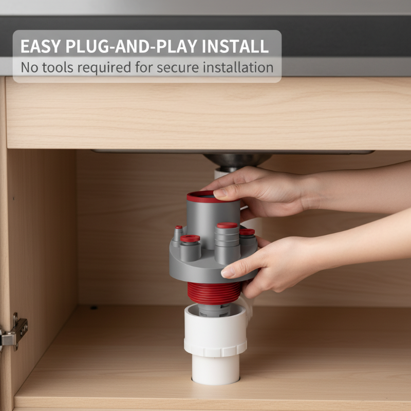 EasyFlow – Effortless, Leak-Free Multi-Device Drain Connection