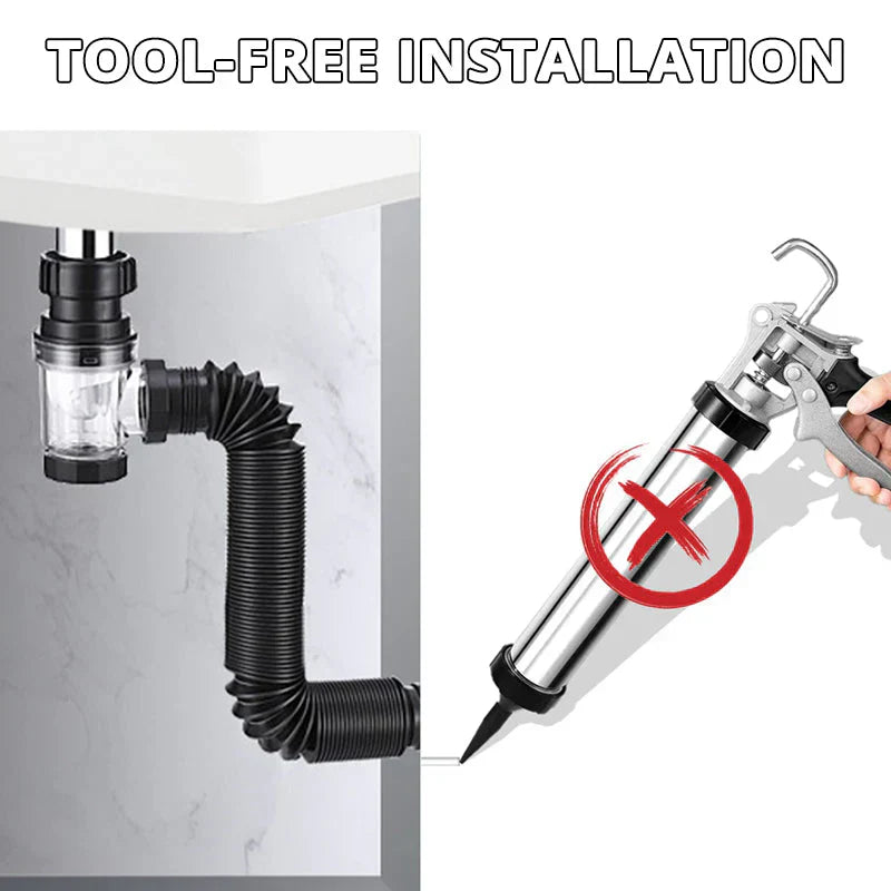 Buy One Get One Free | Odor and Clog Resistant Drain Pipes for Sinks