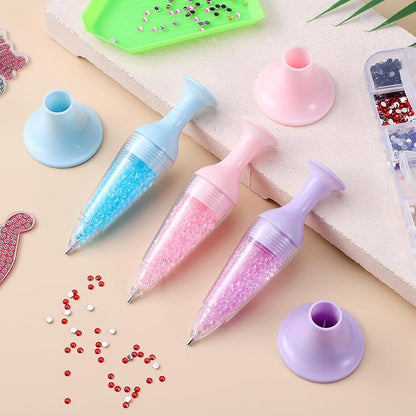 SparkleMarker - Creative Diamond Art Tool with Floral Design