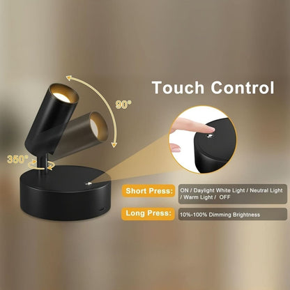 Rechargeable LED Spotlight for Enhanced Illumination