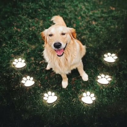 Outdoor Solar Light in Paw Shape – Energy-Saving Design