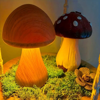Dimmable Table Lamp in Mushroom Shape