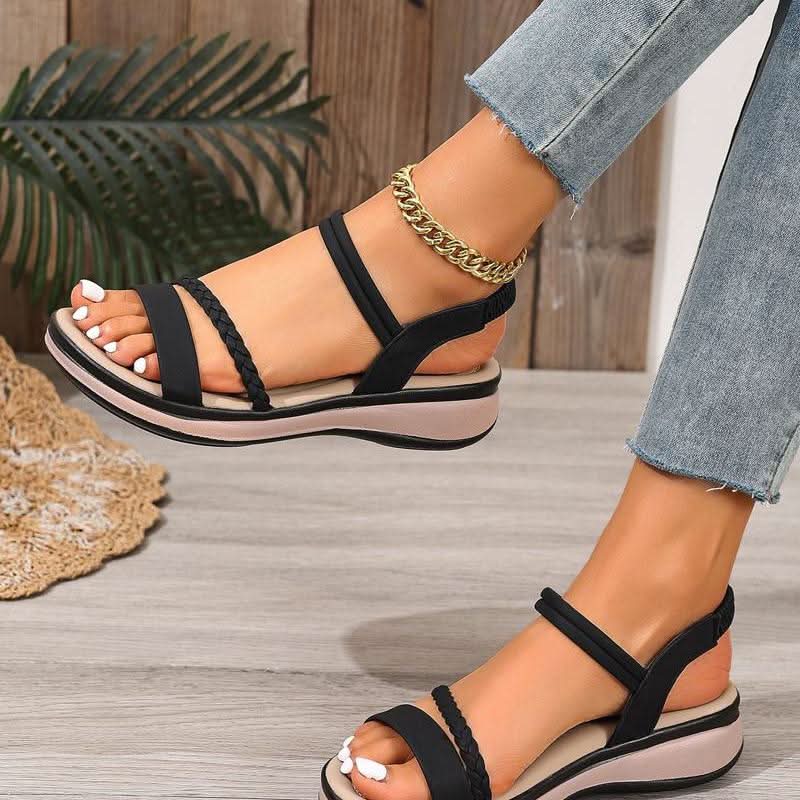 Braided Wedge Sandals for Summer