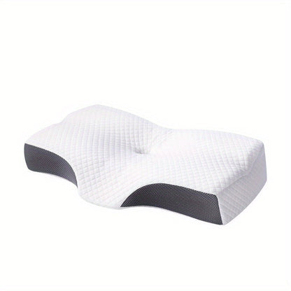 Cooling Memory Foam Pillow for Neck Support – Adjustable for Side and Back Sleepers