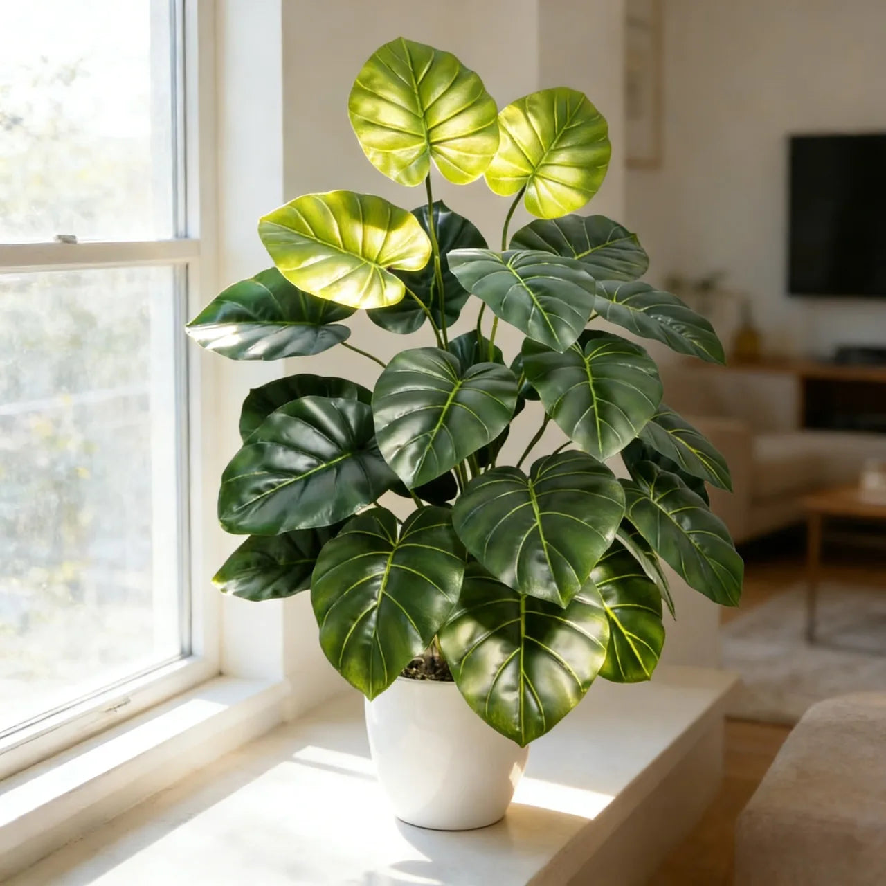 Artificial Palm Tree | 12 / 18 / 24 Leaves | Realistic Decor for Indoor and Outdoor Use