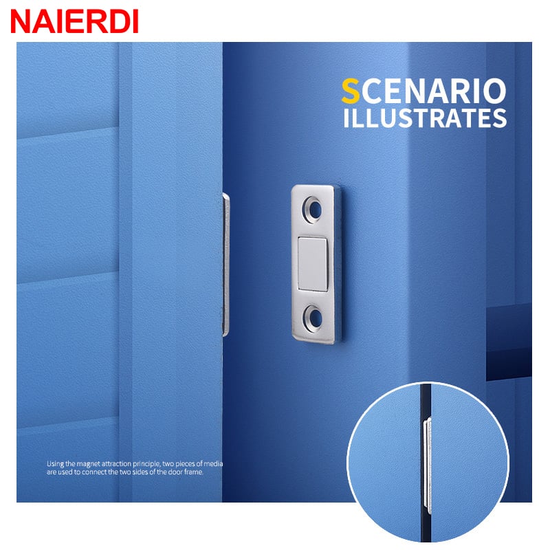 Sleek Magnetic Door Closures | Invisible Adhesive Fasteners