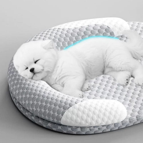 Round Pet Bed for Cooling Comfort