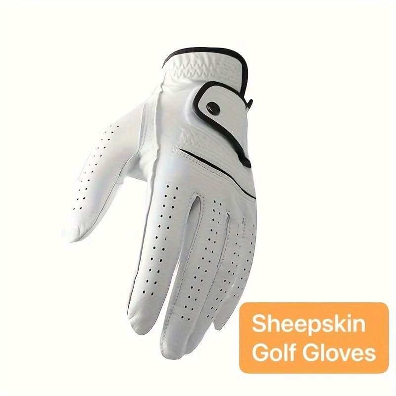 Left Hand Sheepskin Golf Glove for Enhanced Grip